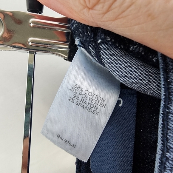 J Jill Denim Perfect Jegging Dark Wash Pull On Size Small - Picture 6 of 6